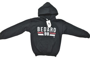GILDAN Bedard 98 Kids Pullover Hoodie Black Size S Cotton Blend NEW